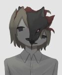  absurd_res ambiguous_gender anthro avogado6 body_horror canid canine canis clothed clothing hi_res human human_to_anthro mammal open_mouth smile snarling species_transformation transformation wolf 
