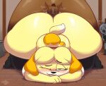  animal_crossing anthro being_watched big_butt butt canid canine canis chipchell clothing domestic_dog female female_penetrated genitals hi_res huge_butt hyper hyper_butt isabelle_(animal_crossing) legwear looking_at_another male male/female male_penetrating male_penetrating_female mammal nintendo one_eye_closed penetration penis sex shih_tzu thigh_highs toy_dog video_games 