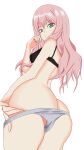 1girl akirachan1901 ass breasts darling_in_the_franxx green_eyes highres huge_ass long_hair looking_at_viewer medium_breasts non-web_source zero_two_(darling_in_the_franxx) 