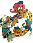  barefoot camp_lazlo cartoon_network crocodilian feet female foot_fetish foot_lick foot_play giraffe giraffid gretchen_(camp_lazlo) group herpestid hi_res licking mammal mongoose nina_neckerly patsy_smiles reptile salmacisreptile scalie soles toes tongue tongue_out 