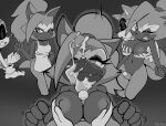  anthro apron apron_only big_breasts breast_play breasts canid canine canis cleavage clothed clothing duo female genitals idw_publishing interspecies male male/female mammal monochrome mostly_nude nipples nude pussy sega senshion sex sonic_the_hedgehog_(comics) sonic_the_hedgehog_(idw) sonic_the_hedgehog_(series) thigh_sex titfuck whisper_the_wolf wolf 