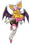  absurd_res anthro big_breasts breasts butt chiropteran cleavage clothed clothing female goudadunn hi_res mammal rouge_the_bat sega solo sonic_the_hedgehog_(series) wide_hips wings 