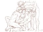  5boys anal barefoot clone cum cum_in_mouth group_sex male monochrome multiple_boys naruto nipple_tweak nude oral orgy penis selfcest sex skully toe_scrunch uncensored uzumaki_naruto yaoi 