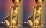  3d futanari highres looking_at_viewer nude penis stereogram you_gonna_get_raped 