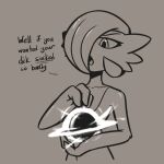  1:1 467adv ambiguous_gender annoyed black_hole digital_media_(artwork) english_text gardevoir hi_res humanoid monochrome nintendo not_furry pok&eacute;mon pok&eacute;mon_(species) simple_background solo text threatening video_games 