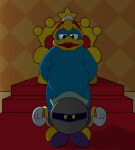  absurd_res ambiguous_gender avian blue_body duo forty_(artist) hi_res king_dedede kirby_(series) male male/male mask meta_knight nintendo shaded video_games 