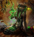  absurd_res anthro blizzard_entertainment bovid bovine clothing digital_media_(artwork) dragon druid eleacat female hi_res magic_user mammal moredrasia solo tauren tribal_spellcaster video_games warcraft 