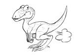  ambiguous_gender black_and_white chochi dinosaur dromaeosaurid fart feral googly_eyes humor monochrome reptile scalie sharp_teeth solo teeth theropod velociraptor 
