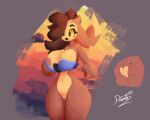  anthro big_breasts breasts butt clothed clothing colored devil_horned_owl diswrthy ear_piercing female genitals jinthe lineless markings mole_(marking) multicolored_body nipples partially_clothed piercing pussy shaded solo two_tone_body yellow_sclera 