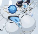  anus areola big_anus big_breasts bodily_fluids breasts censored cum cum_in_pussy cum_inside female gaping gaping_pussy genital_fluids genitals holding_tail horn horned_humanoid huge_hips humanoid impregnation inverted_nipples long_tail machine nipples pochincoff puffy_anus pussy raised_tail robot robot_humanoid side_boob solo thick_tail thick_thighs wide_eyed wide_hips 