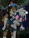  &lt;3 anthro anthrofied breasts canid canine canis clitoris clothed clothing digital_media_(artwork) domestic_dog duo female female_penetrated forest from_behind_position genitals glowing glowing_eyes h.w.t._studios low-angle_view lycanroc male male/female male_penetrating male_penetrating_female mammal midnight_lycanroc moon neversoft night nintendo nipples nude outside penetration penile penile_penetration penis_in_pussy plant pok&eacute;mon pok&eacute;mon_(species) public pussy rj_oakes sex story trainer tree vaginal vaginal_penetration video_games were wolfie66d young 