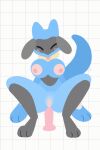  animated anthro blue_body blush breasts breath dildo eyes_closed female genitals hi_res masturbation nintendo nipples nude panting penetration pok&eacute;mon pok&eacute;mon_(species) pukemilked pussy riolu sex_toy solo tail_motion tailwag tongue tongue_out video_games 