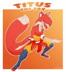  absurd_res anthro bulge canid canine fox hi_res male mammal melee_weapon metrothefox solo sword titus_the_fox_(character) weapon 