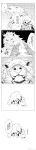  absurd_res anthro black_and_white blaidd_(elden_ring) canid canine canis chinese_text cloak clothing comic doggystyle elden_ring fangs from_behind_position fromsoftware hi_res humanoid_hands kemono long_image male mammal monochrome paws sex size_difference tall_image tarnished_(elden_ring) text video_games wolf 