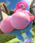  3d_(artwork) anthro big_breasts big_butt blender_(software) breasts butt conditional_dnp digital_media_(artwork) earth_pony equid equine female friendship_is_magic hasbro hi_res horse mammal mooning my_little_pony pinkie_pie_(mlp) pony snuddy solo 
