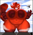  absurd_res ailurid aircraft ambiguous_gender anthro areola belly big_breasts breasts disney female genitals group hair helicopter hi_res huge_breasts huge_thighs human looking_down looming macro mammal markings ming_lee_(turning_red) mole_(marking) navel nipples nude pixar pussy red_body red_eyes red_hair red_nipples red_panda slightly_chubby smile thick_thighs turning_red wide_hips wit_1 