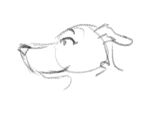  a_dusty_wolf animated canid canine canis cute_expression domestic_dog female feral frame_by_frame invalid_tag looking_at_viewer loop mammal monochrome one_eye_closed short_playtime simple_background sketch smile solo wink winking_at_viewer 
