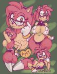  amy_rose anthro big_breasts big_butt breasts butt cleavage clothed clothing eulipotyphlan female hedgehog hi_res mammal nipples panties ramdoctor sega solo sonic_the_hedgehog_(series) underwear wide_hips 