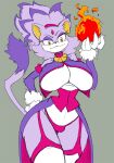  anthro big_breasts blaze_the_cat breasts clothed clothing domestic_cat elemental_manipulation felid feline felis female fire fire_manipulation hi_res imric1251 mammal panties sega skimpy solo sonic_the_hedgehog_(series) under_boob underwear wide_hips 
