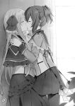  2girls highres kiss multiple_girls non-web_source novel_illustration official_art ou-sama_no_propose tsunako yuri 