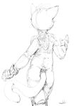  anthro biped black_and_white bodysuit clothing gloves hair handwear hi_res male monochrome oselotti oselotti_(character) rear_view signature skinsuit solo standing tight_clothing 