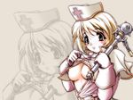  blush breasts d-ten mace nipples nurse weapon 