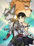  anthro canid canine canis comic cover_art fantasy fox hi_res male male/male mammal power stampmats webcomic webcomic_character wolf 