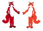  absurd_res anthro canid canine darkbolt disney duo female fox fox_and_the_hound fur hi_res male mammal red_body red_fur tod_(fath) vixey white_body white_fur 