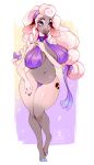  2022 5_fingers anthro blue_eyes bovid breasts caprine clothed clothing digital_media_(artwork) female fingers fur hair hi_res hooves mammal overweight pacevanrign sheep smile 