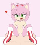  &lt;3 amy_rose anthro anthro_penetrated bodily_fluids boots clothing cowgirl_position duo eulipotyphlan female female_on_top first_person_view footwear from_front_position genital_fluids genitals hedgehog hi_res human human_on_anthro human_penetrating interspecies looking_pleasured male male/female mammal on_bottom on_top penetration penile penile_penetration penis penis_in_pussy pussy pussy_juice roguecolonel303 sega sex sonic_the_hedgehog_(series) vaginal vaginal_penetration 