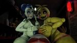  &lt;3 &lt;3_eyes 2021 animatronic anthro areola artist_name avian ballora_(fnafsl) big_areola big_breasts bird black_sclera blender_(software) blue_hair bodily_fluids bonnie_(fnaf) bow_tie breast_play breasts chicken clothed clothing collaborative collaborative_sex collaborative_titfuck cum cum_on_breasts cum_on_face cumshot curvy_figure daws19 detailed_background digital_media_(artwork) ejaculation eyelashes eyeshadow feathers female fingers first_person_view five_nights_at_freddy&#039;s five_nights_at_freddy&#039;s_2 galliform gallus_(genus) genital_fluids genitals group hair hi_res huge_areola huge_breasts humanoid inside lagomorph leporid lips looking_at_viewer machine makeup male male/female male_pov mammal nipples nude panties penis phasianid pink_eyes pupils rabbit robot robot_humanoid scottgames sex short_hair short_tail sister_location smile tail_feathers teeth titfuck topless topless_anthro topless_female toy_chica_(fnaf) trio underwear video_games voluptuous watermark white_body white_pupils white_skin wide_hips yellow_body yellow_skin 