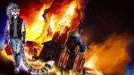  anthro bandits burning burning_building canister canister_of_gasoline crime domestic_cat felid feline felis fire hi_res jeffusherb leopard male mammal pantherine solo vandalism 