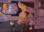  absurd_res anthro balls bodily_fluids breast_grab breasts clothed clothing duo female genitals hand_on_breast hi_res kissing luraiokun male partially_clothed penis penis_grab ratchet ratchet_and_clank rivet_(ratchet_and_clank) romantic romantic_ambiance romantic_couple saliva saliva_string sony_corporation sony_interactive_entertainment topless undressing video_games 