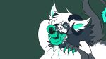  16:9 anthro canid canid_demon demon duo genitals hellhound lapfox_trax male male/male mammal moan oral penis r_96 smile truxton_dogyuun widescreen 
