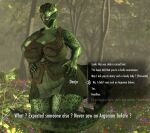  anthro argonian bethesda_softworks big_breasts breasts clothed clothing coolmaster98 curvy_figure deeja english_text female lizardman overweight overweight_female reptile scalie solo text the_elder_scrolls thick_thighs video_games voluptuous 
