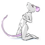  2017 albino anthro breast_squeeze breasts female fingering fingering_self fur holding_breast kneeling mammal masturbation mouse murid murine nude pink_eyes rodent solo toxoglossa vaginal vaginal_fingering vaginal_masturbation white_body white_fur 
