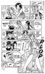  2girls adult_baby akamatsu_ken blush comic diaper greyscale hard_translated jpeg_artifacts love_hina monochrome multiple_girls narusegawa_naru otohime_mutsumi pacifier translated urashima_keitarou 