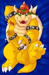  3_toes accessory anthro armband armpit_hair balls big_balls big_penis bodily_fluids body_hair bowser bracelet claws cock_ring cum erection eyebrows feet genital_fluids genitals hair hi_res horn jewelry klotzzilla koopa male mario_bros nintendo penis penis_accessory penis_jewelry red_hair reptile scalie shadowpelt shell solo spiked_armband spiked_bracelet spiked_cock_ring spiked_shell spikes spikes_(anatomy) toes video_games yellow_body 
