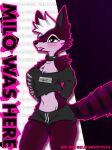  absurd_res anthro canid canine fox girly hi_res male mammal milowashere solo 