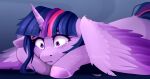  absurd_res bodily_fluids buvanybu crying equid equine eyelashes feathered_wings feathers female feral friendship_is_magic fur hair hasbro hi_res hooves horn lying mammal my_little_pony purple_body purple_fur purple_hair purple_tail sad solo tears twilight_sparkle_(mlp) winged_unicorn wings 