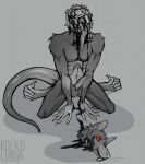  anthro balls black_blood blood bodily_fluids decapitation genitals gore hi_res kolkolukija male mammal murid murine penis rat rodent skaven sketch skinny skinny_male snuff solo tongue tongue_out warhammer_(franchise) 