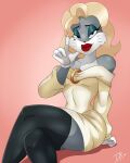  anthro bugs_bunny clothed clothing crossdressing girly hi_res looney_tunes male marilyn_monroe warner_brothers 