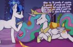  cutie_mark dialogue duo english_text equid equine eyes_closed female feral friendship_is_magic hasbro hi_res horn horse male mammal marsminer meme my_little_pony pony princess_celestia_(mlp) text winged_unicorn wings 