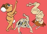  absurd_res alice_(animal_crossing) animal_crossing anthro blue_eyes canid canine canis dalmatian domestic_cat domestic_dog egg_n_sausage felicity_(animal_crossing) felid feline felis female group hair hi_res koala mammal marsupial nintendo portia_(animal_crossing) stretching video_games vombatiform 