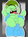  anal anal_penetration anthro balls bodily_fluids capreoline cervid cum cum_in_ass cum_inside cum_while_penetrated duo ejaculation erection feral flippy_(htf) fur genital_fluids genitals green_body green_fur happy_tree_friends humanoid_genetalia humanoid_genitalia humanoid_penis jerseydevil lumpy_(htf) male male/male male_penetrated male_penetrating male_penetrating_male mammal moose penetration penis sex simple_background ursid 