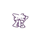  2022 2d_animation :3 ambiguous_form ambiguous_gender animated anthro button_up_jacket clothing digital_media_(artwork) domestic_cat dot_eyes ears_down ears_up felid feline felis flufferzz jacket jacket_only low_res mammal monochrome pivoted_ears pixel_(artwork) pixel_animation pixelated rubin_(flufferzz) simple_background smile smirk solo topwear tuft tufted_fur white_background 