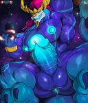  abs anthro anus artist_name asian_mythology aurelion_sol_(lol) balls biceps big_butt big_muscles big_nipples big_pecs big_penis bioluminescence blue_body blue_eyes bodily_fluids bulge butt butt_from_the_front claws detailed_background dragon east_asian_mythology eastern_dragon erection feet flexing genital_fluids genitals glowing hair hi_res jewelry league_of_legends logo looking_at_viewer male masterelrest muscular muscular_anthro muscular_male muscular_thighs mythology necklace nipples nude patreon patreon_logo pecs penis pose precum presenting presenting_penis riot_games scalie serratus signature solo space toe_claws toes triceps vein veiny_muscles veiny_penis video_games 