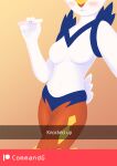  anthro breasts commandg featureless_breasts featureless_crotch female nintendo nude pok&eacute;mon pok&eacute;mon_(species) pok&eacute;morph pregnancy_test simple_background solo text video_games 