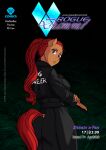  braided_hair clothing cover cover_art cover_page dog_wrangler_(oc) earth_pony equid equine fan_character hair hasbro hi_res horse mammal my_little_pony orange_hair pia-sama pony ponytail red_eyes 