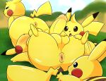  absurd_res anus balls butt feral genitals group group_sex hi_res male male/male nintendo oral orgy penis pikachu pok&eacute;mon pok&eacute;mon_(species) presenting presenting_hindquarters sex tepigfan101 video_games 